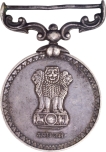 Silver-medal-for-long-service-and-good-conduct-(1953-1957),-awarded-to-
