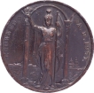 Bronze-Coronation-Medallion-of-King-George-VI-&-Queen-Elizabeth,-United-Kingdom,-1937. 