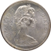 Silver-One-Dollar-Coin-of-Queen-Elizabeth-II-of-Canada-of-1966.